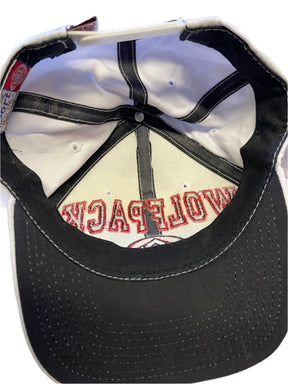 NCAA North Carolina State Wolfpack Zephyr Hat/Cap White Snapback OSFA NWOT