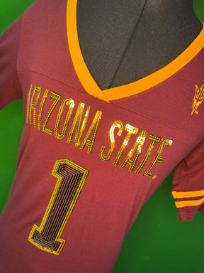 NCAA Arizona State Sun Devils Colosseum Sequined T-Shirt Women's Large