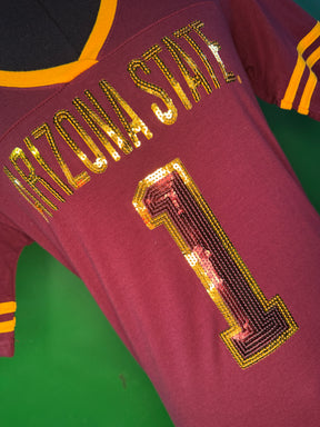 NCAA Arizona State Sun Devils Colosseum Sequined T-Shirt Women's Large