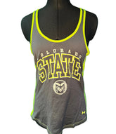 NCAA Colorado State University Rams Mesh Tank Top Shirt Women's Small