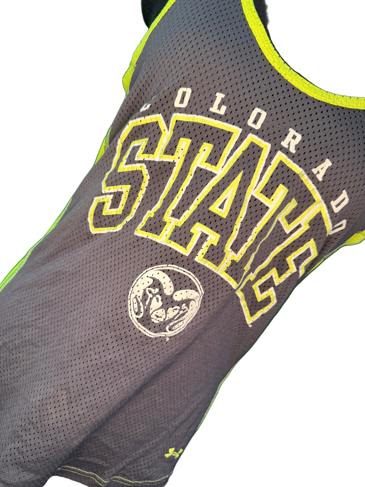 NCAA Colorado State University Rams Mesh Tank Top Shirt Women's Small