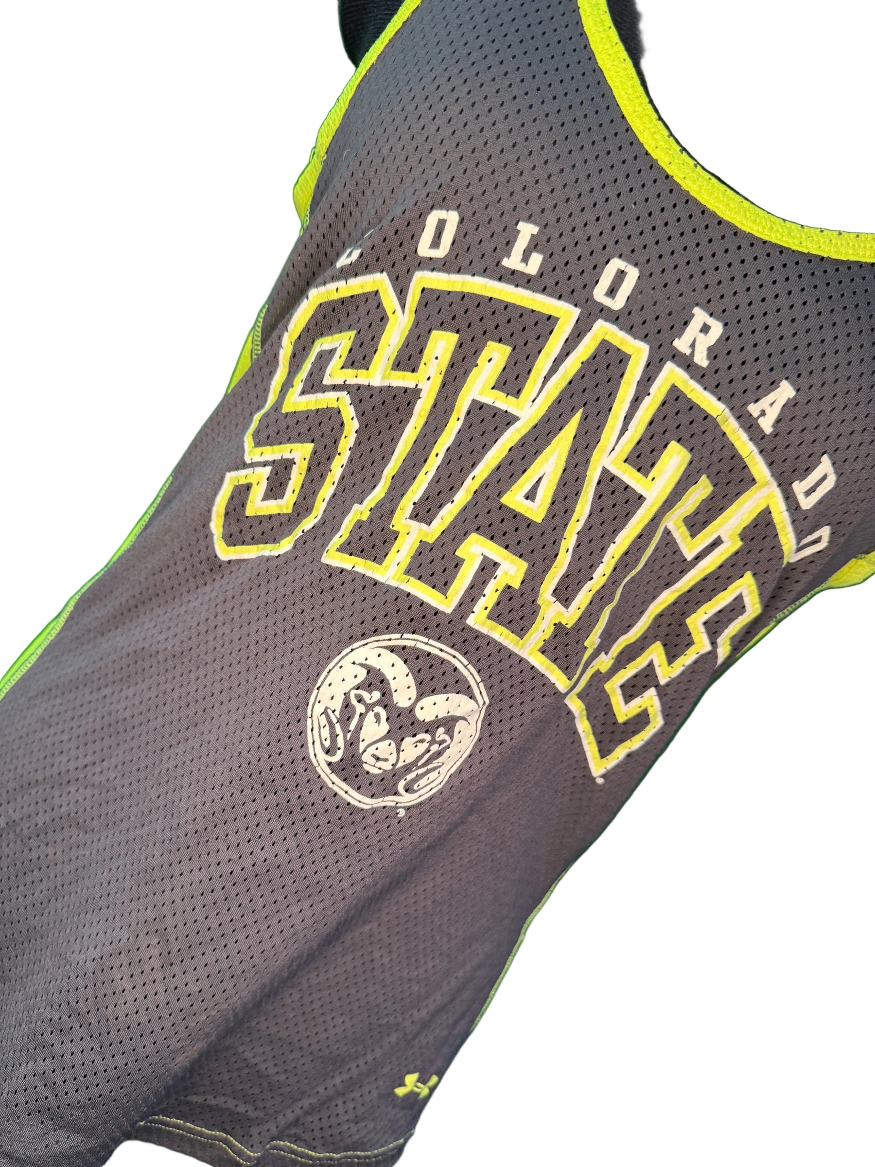 NCAA Colorado State University Rams Mesh Tank Top Shirt Women's Small