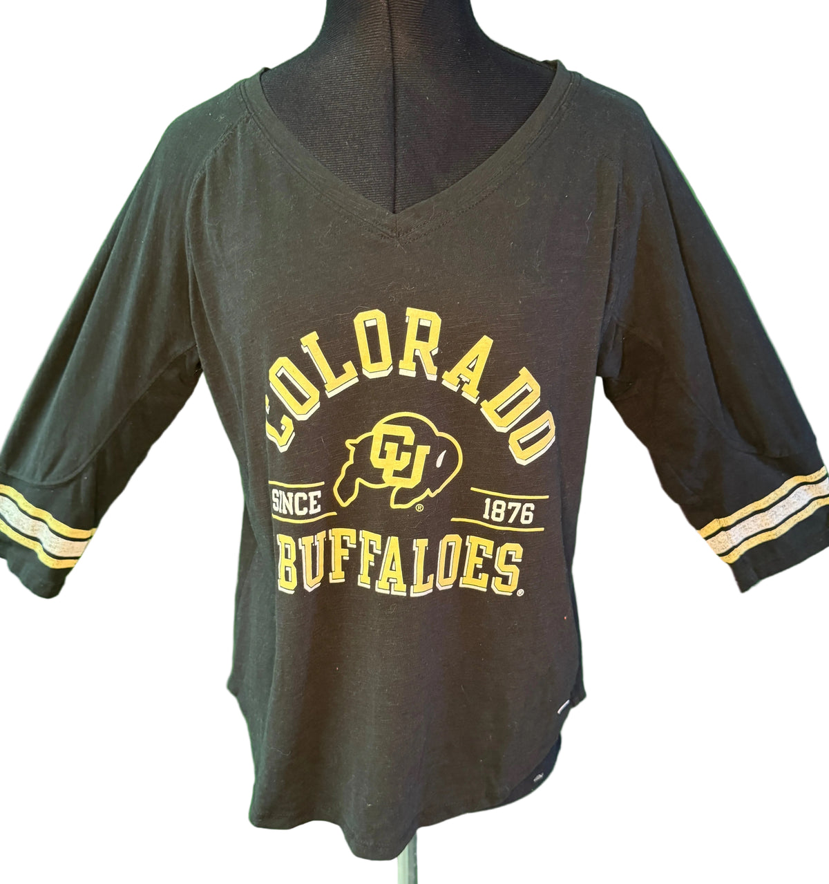 NCAA Colorado Buffaloes Champion 3/4 Sleeve T-Shirt Women's Medium