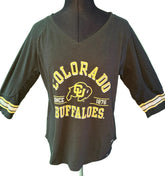 NCAA Colorado Buffaloes Champion 3/4 Sleeve T-Shirt Women's Medium