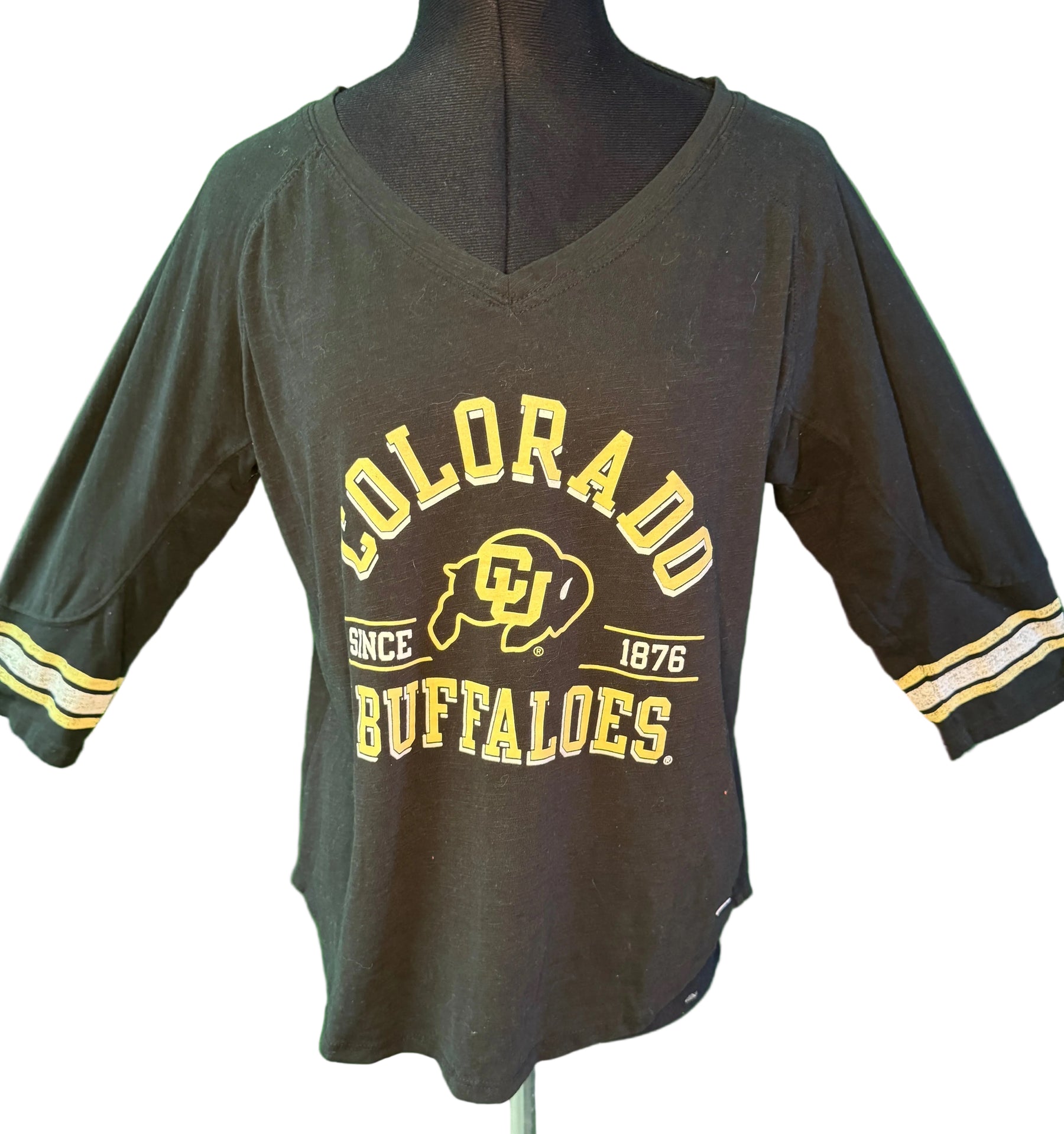 NCAA Colorado Buffaloes Champion 3/4 Sleeve T-Shirt Women's Medium