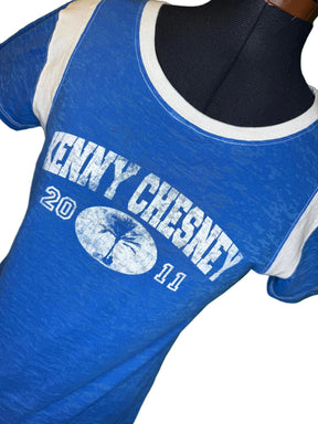 Kenny Chesney 2011 Heathered Blue T-Shirt Youth X-Large