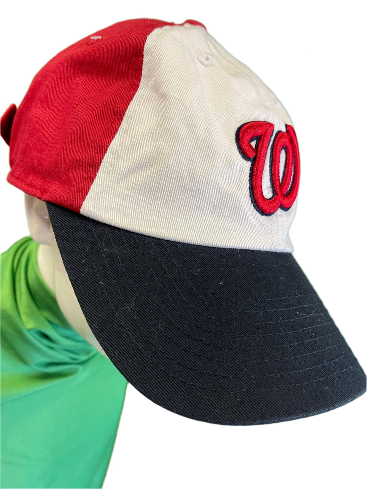 MLB Washington Nationals Fan Favorite Colour Blocked Baseball Hat/Cap Strapback