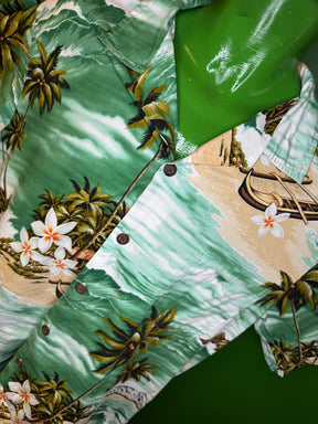 Hawaiian Aloha Shirt Made in Hawaii Men's X-Large