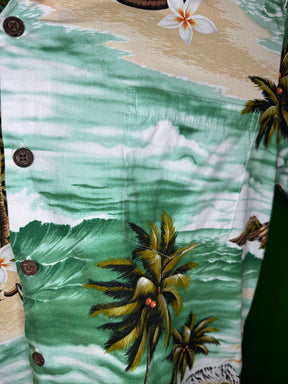 Hawaiian Aloha Shirt Made in Hawaii Men's X-Large