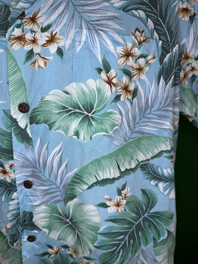 Hawaiian Aloha Shirt Made in Hawaii Men's Large