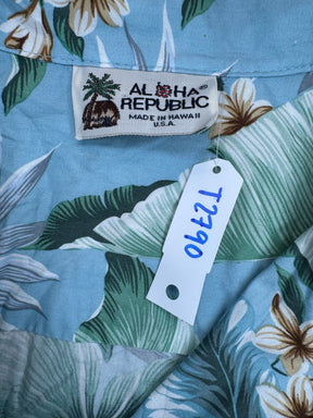 Hawaiian Aloha Shirt Made in Hawaii Men's Large