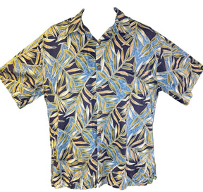 Hawaiian Aloha Shirt Made in Hawaii Men's Large