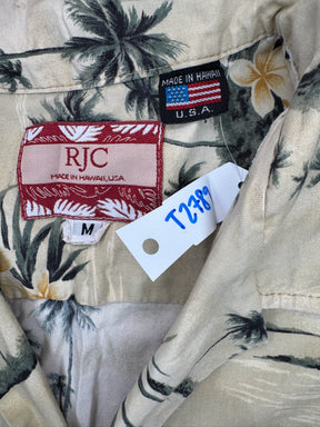 Hawaiian Aloha Shirt Made in Hawaii Men's Medium