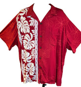 Hawaiian Red Aloha Shirt Made in Hawaii Men's 4X-Large