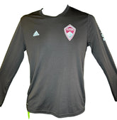 MLS Colorado Rapids Adidas Black L/S T-Shirt Youth Large 14-16