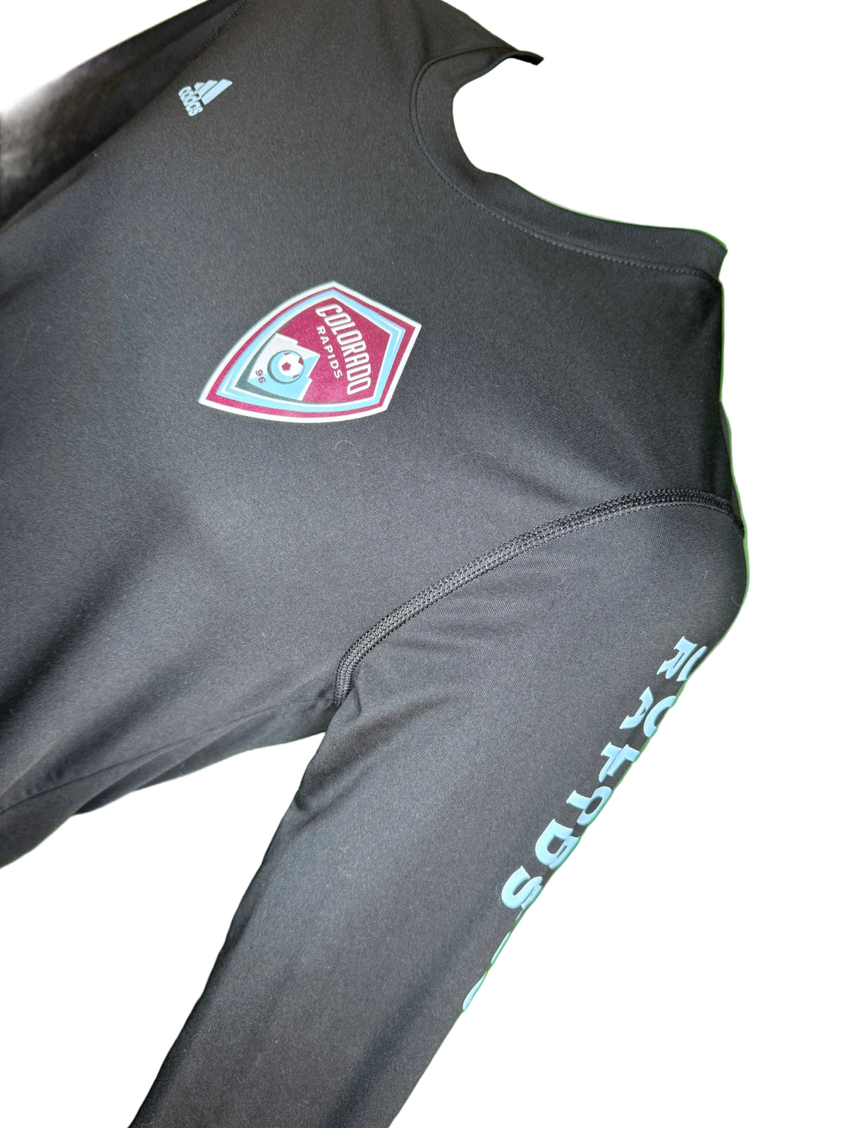 MLS Colorado Rapids Adidas Black L/S T-Shirt Youth Large 14-16