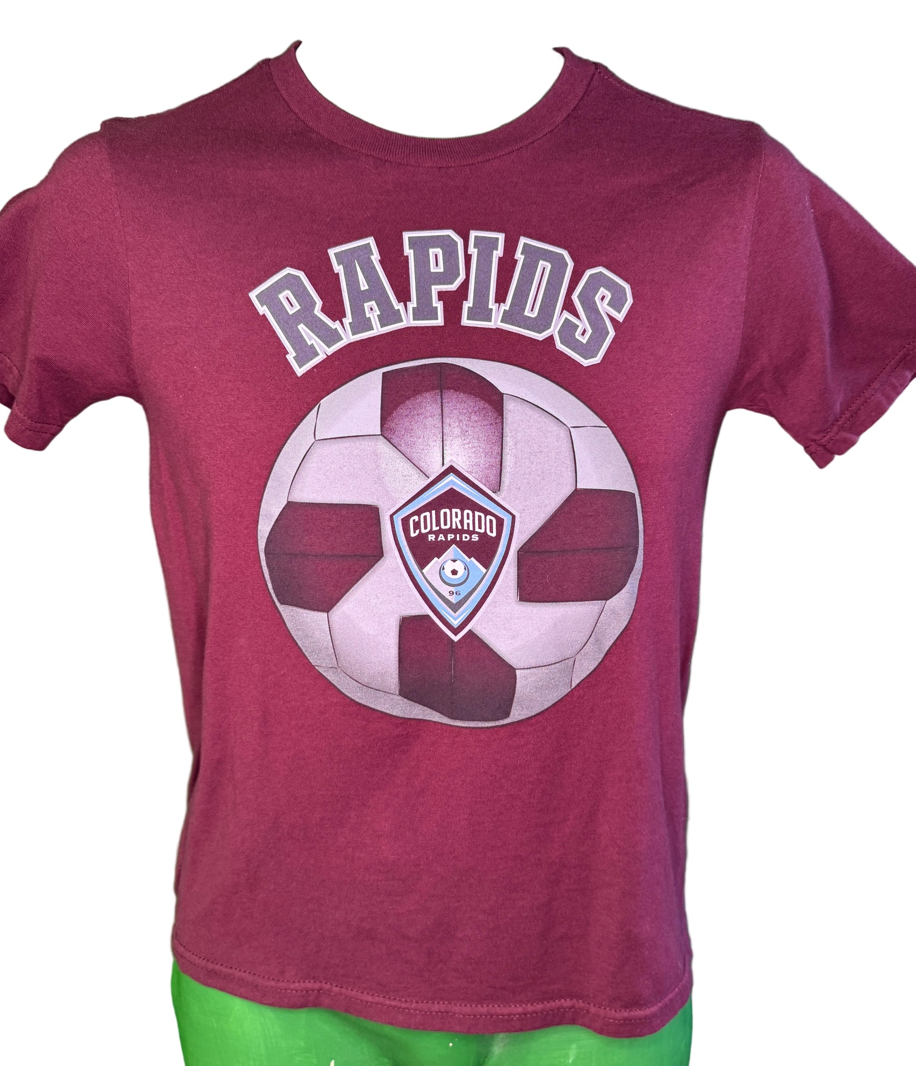 MLS Colorado Rapids 100% Cotton T-Shirt Youth Medium 10-12