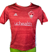 MLS Colorado Rapids Adidas Jersey Style T-Shirt Youth Medum (11-12)