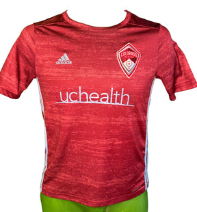 MLS Colorado Rapids Adidas Jersey Style T-Shirt Youth Medum (11-12)