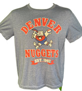 NBA Denver Nuggets Throwback Retro Heathered Blue T-Shirt Youth X-Large 14-16