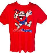 NBA Denver Nuggets Retro Throwback Old Logo Red T-Shirt Men's Large