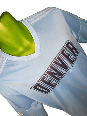 NBA Denver Nuggets Adidas L/S Light Blue T-Shirt Men's Small
