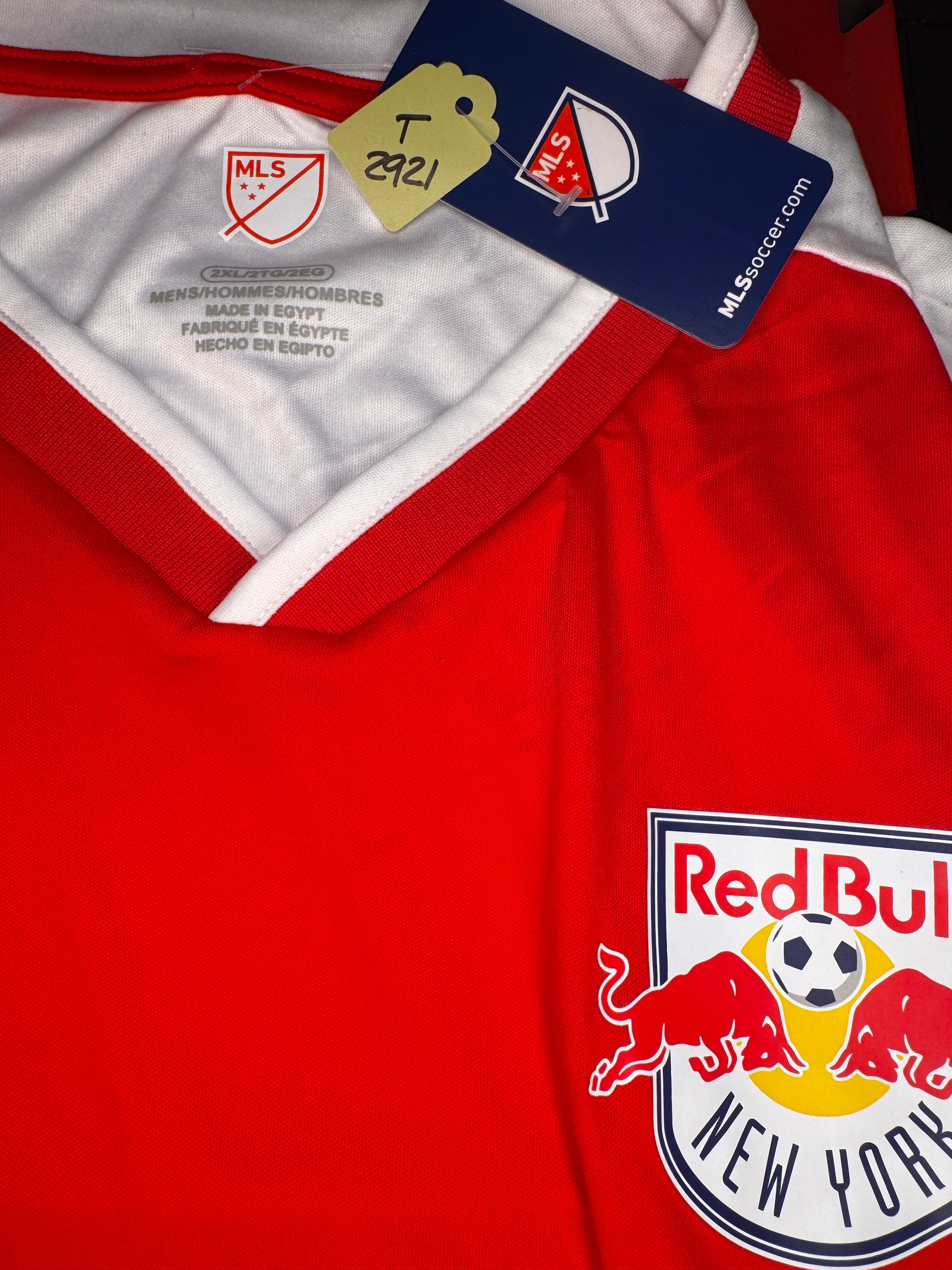 MLS New York Red Bull Soccer Football Shirt Kit Men's 2X-Large NWT
