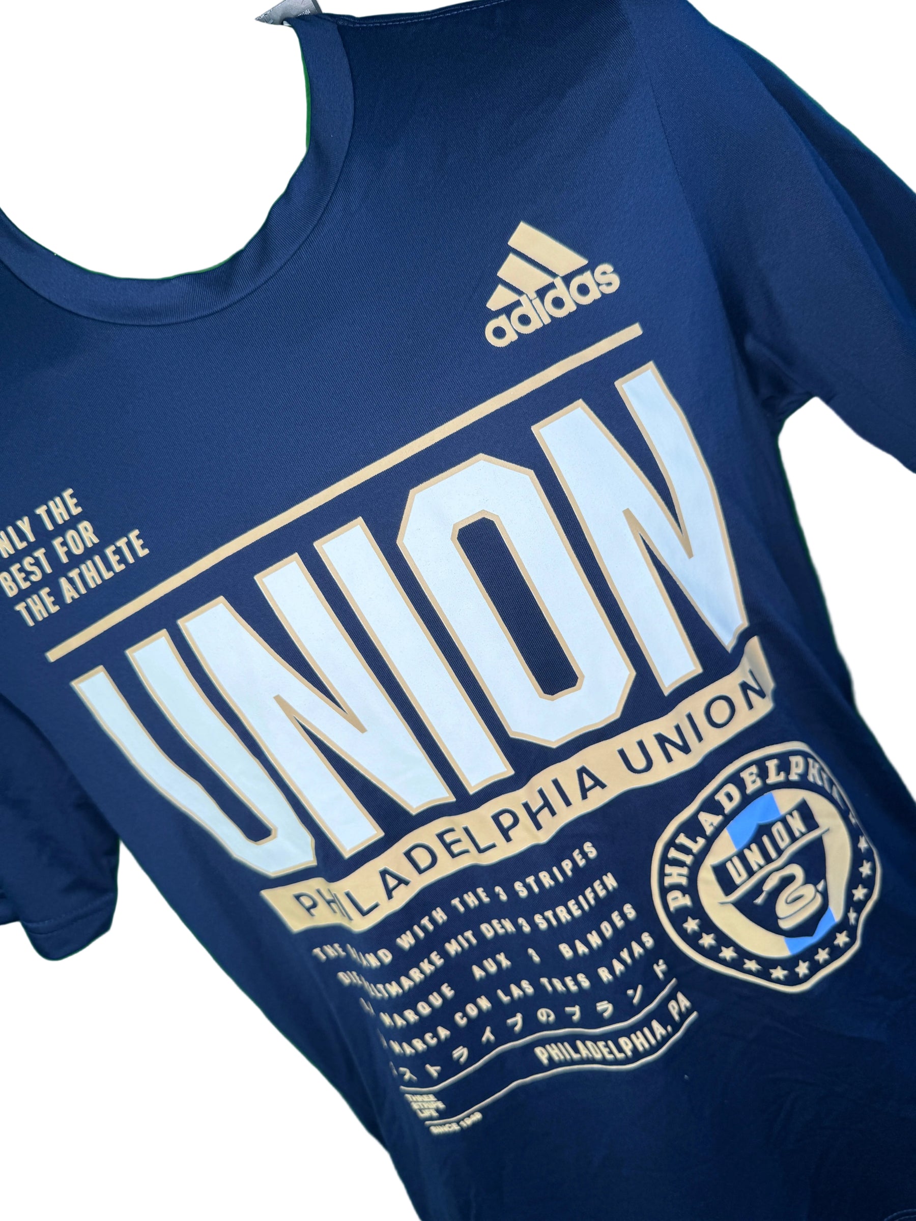 MLS Philadelphia Union Adidas T-Shirt Men's X-Small NWT
