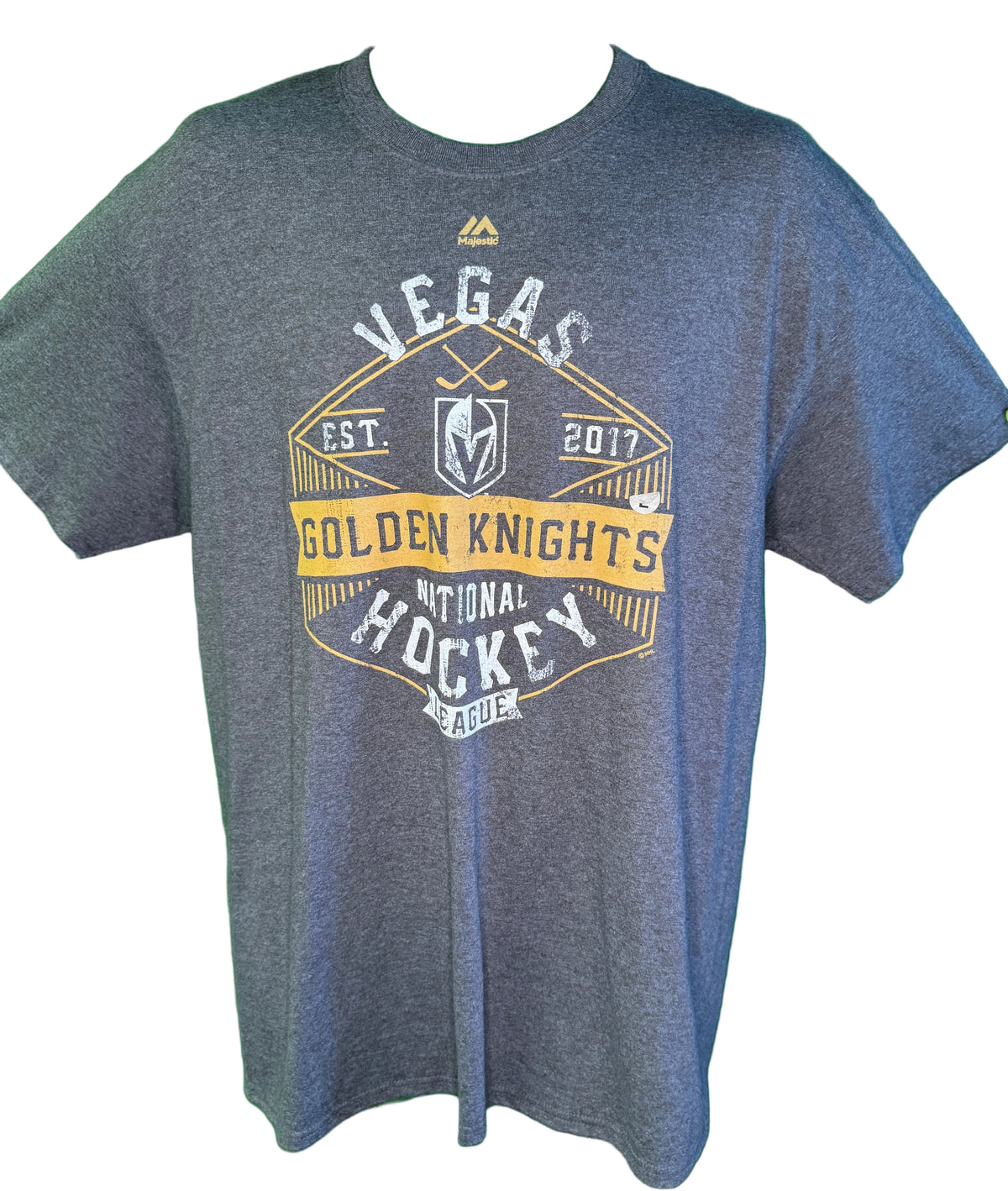 NHL Las Vegas Golden Knights Grey T-Shirt Men's Large NWT