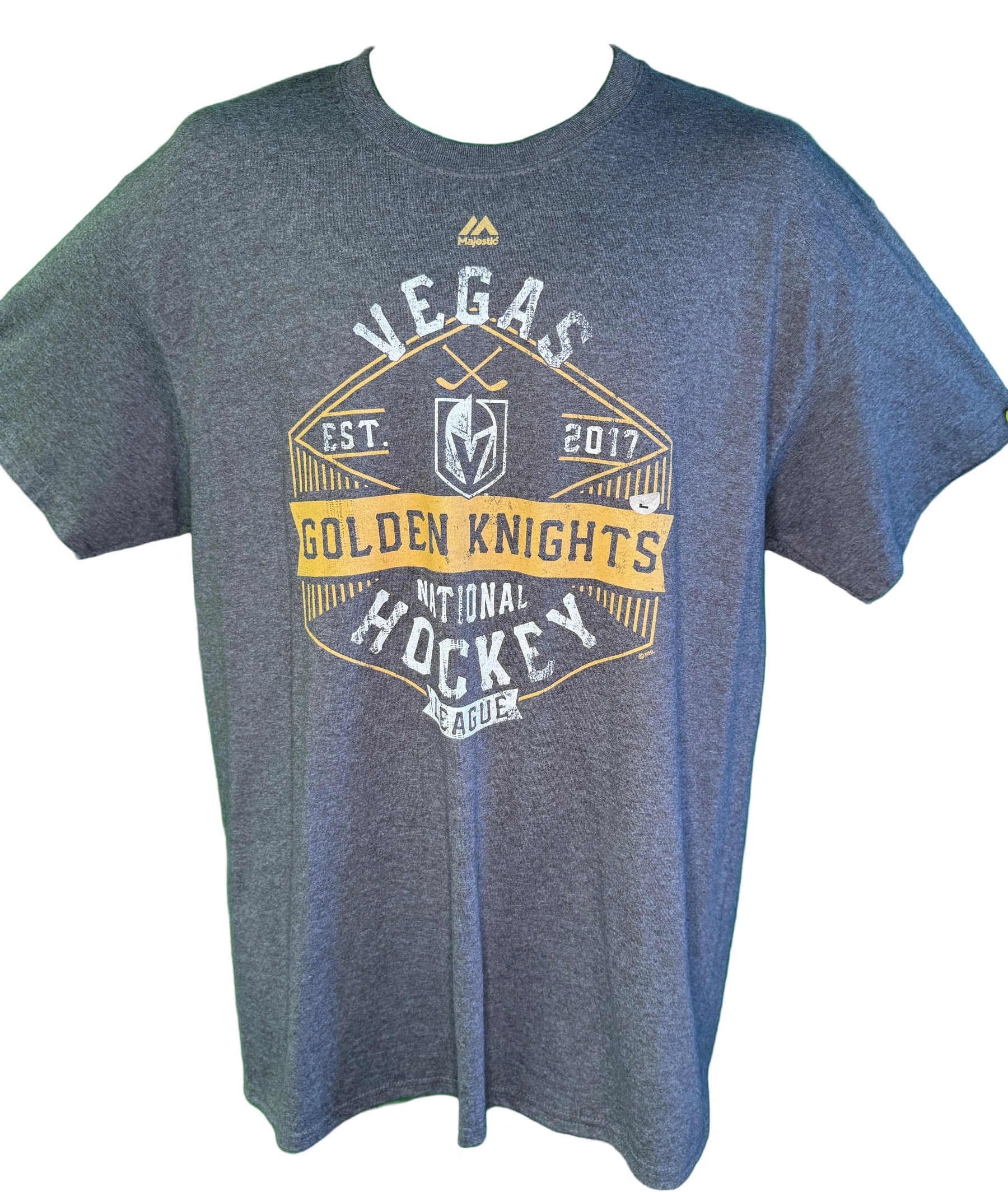 NHL Las Vegas Golden Knights Grey T-Shirt Men's Large NWT