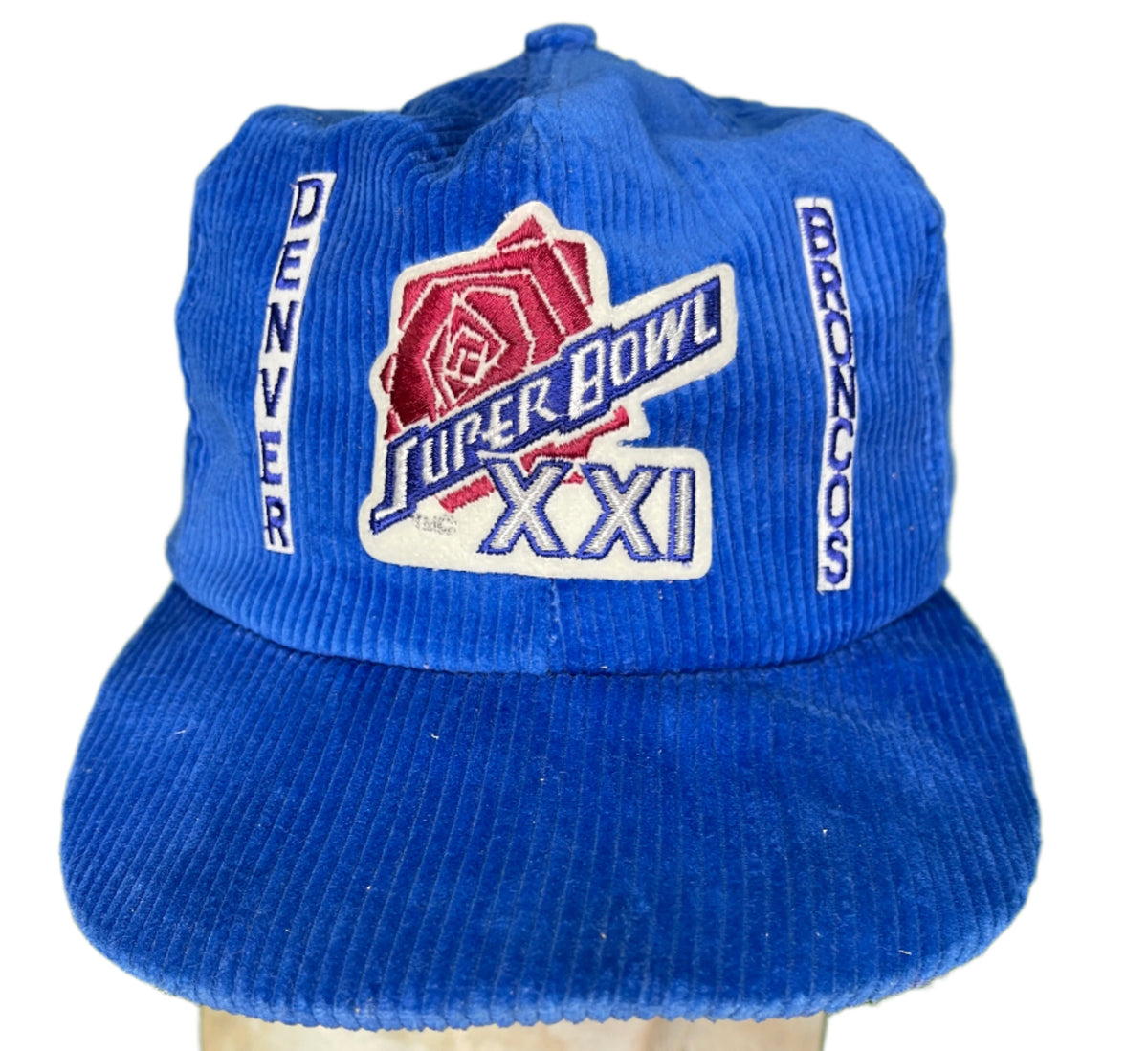 NFL Denver Broncos Super Bowl XXI Vintage Snapback Cap/Hat Adult OSFA