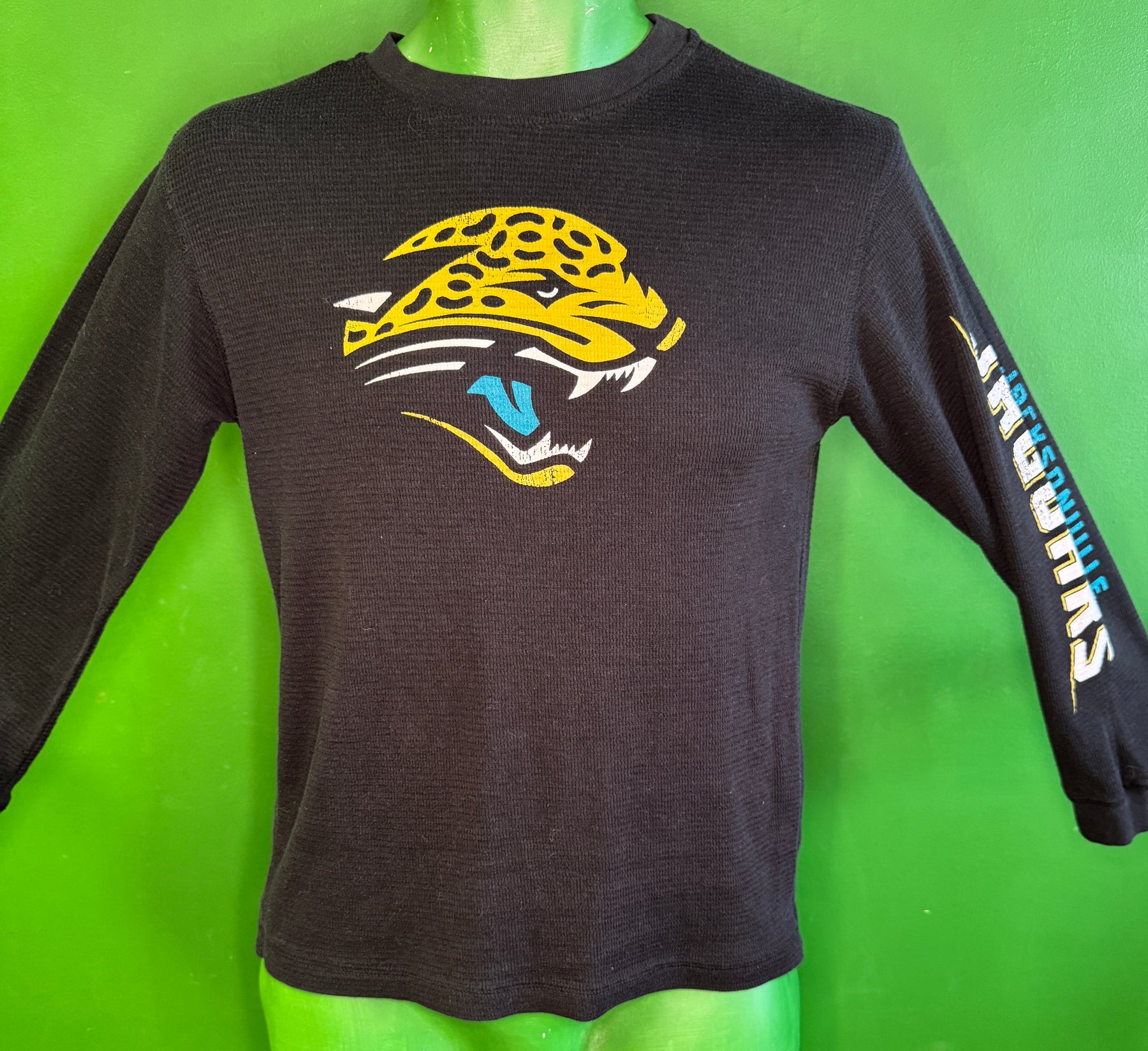 NFL Jacksonville Jaguars Old Navy Thermal Weave L/S T-Shirt Youth Medium 10-12