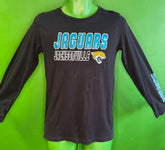 NFL Jacksonville Jaguars Black 100% Cotton L/S T-Shirt Youth Large 14-16