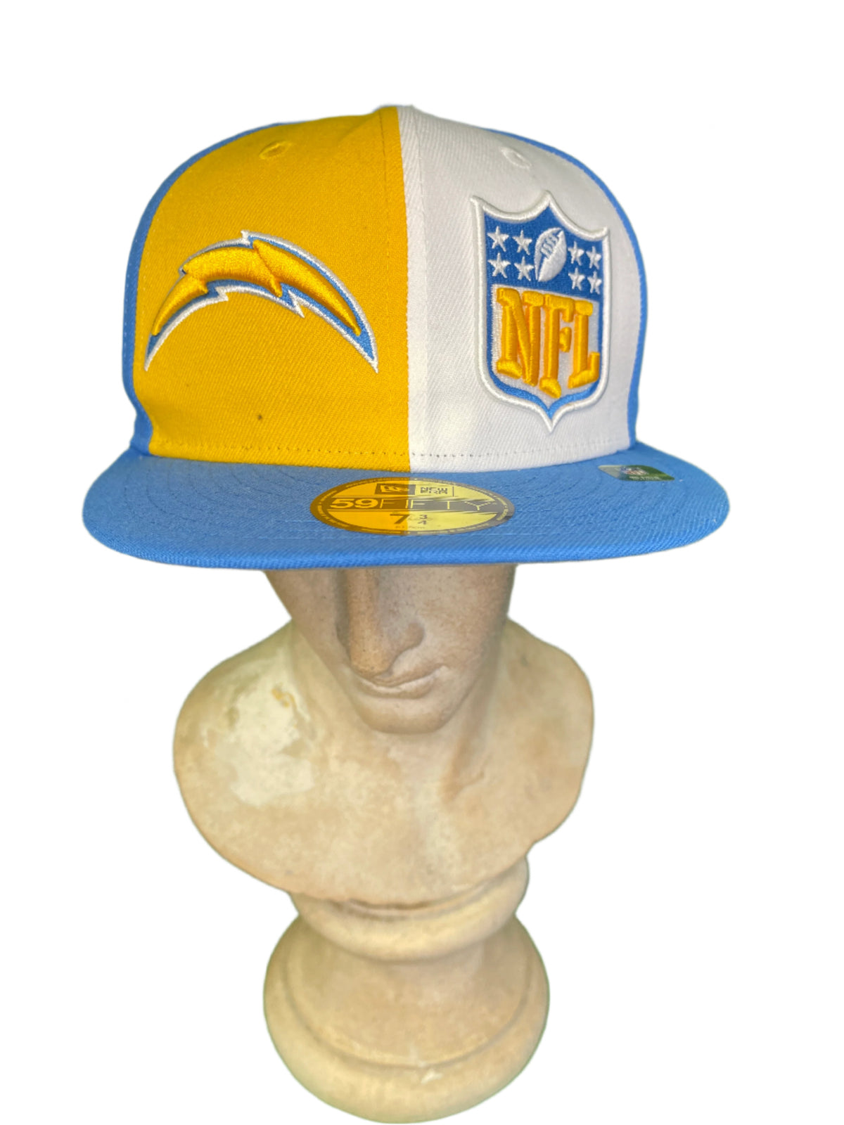 NFL Los Angeles Chargers New Era 59FIFTY Baseball Hat/Cap 7-3/4 NWT