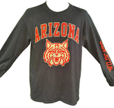 NCAA Arizona Wildcats 100% Cotton L/S Blue T-Shirt Men's Medium