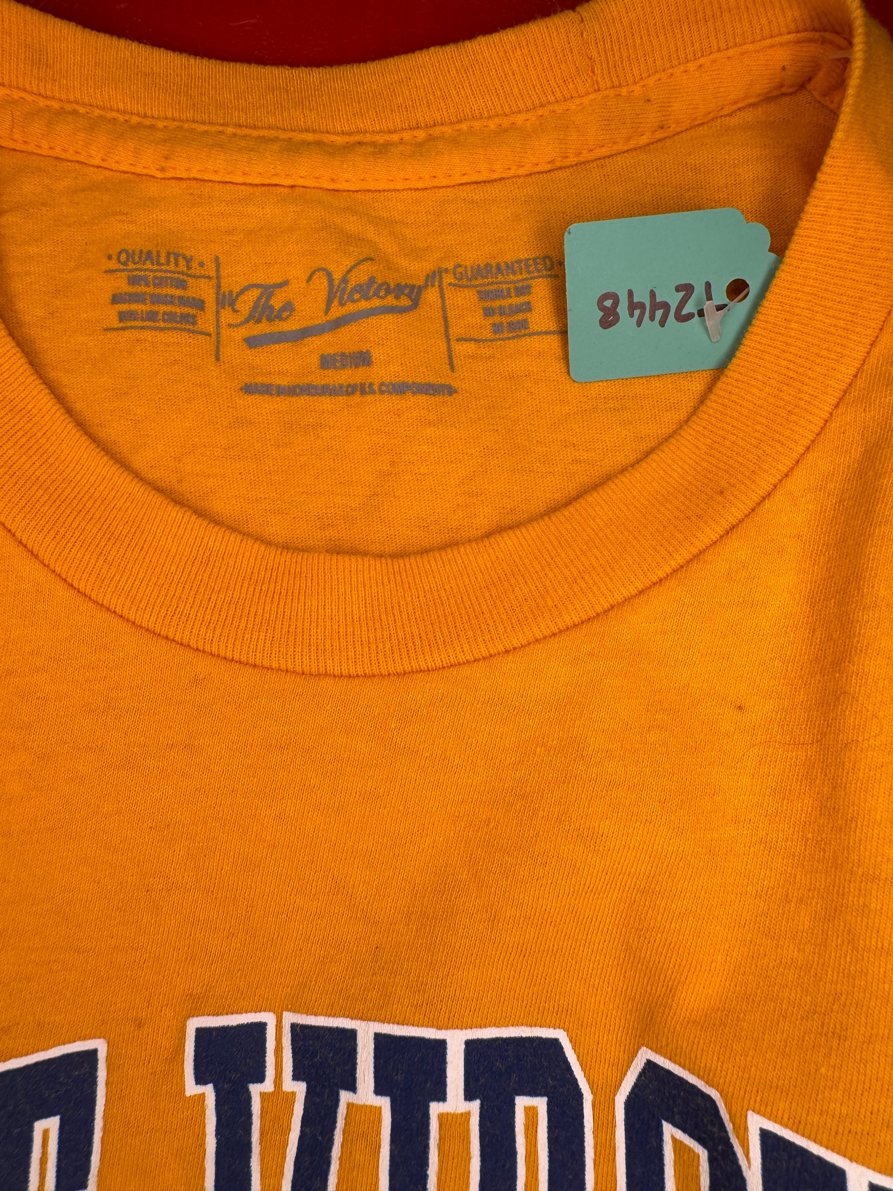 NCAA West Virginia Mountaineers 100% Cotton T-Shirt Men's Medium