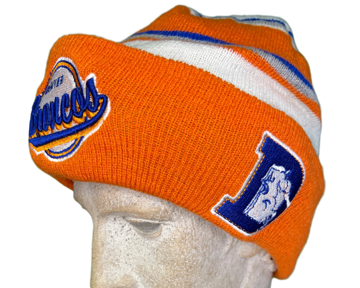 NFL Denver Broncos New Era Woolly Hat Beanie Throwback Logo OSFA