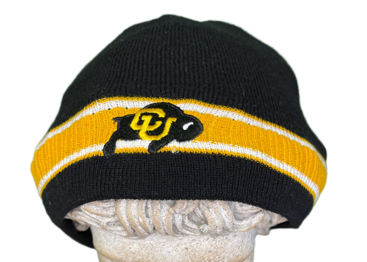 NCAA Colorado Buffaloes Striped Woolly Hat Beanie OSFA