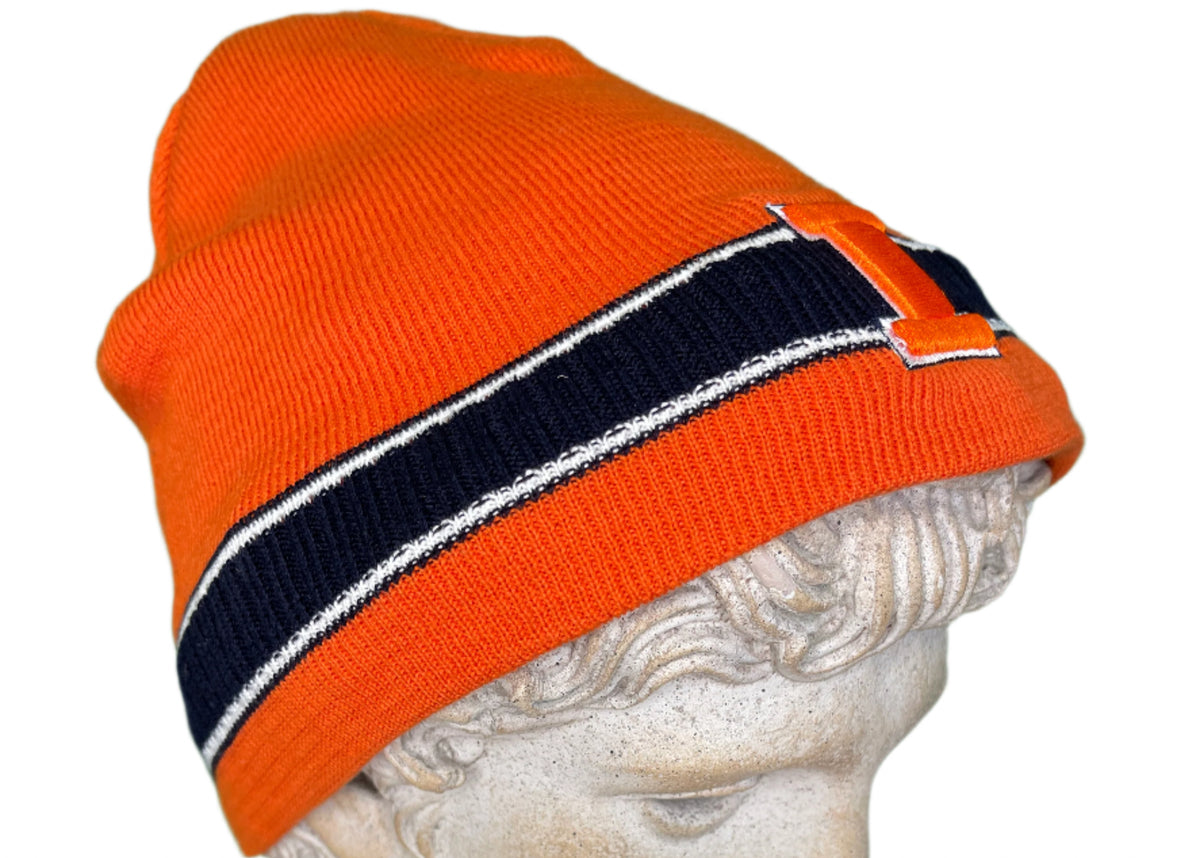 NCAA University of Illinois Woolly Hat Beanie OSFA