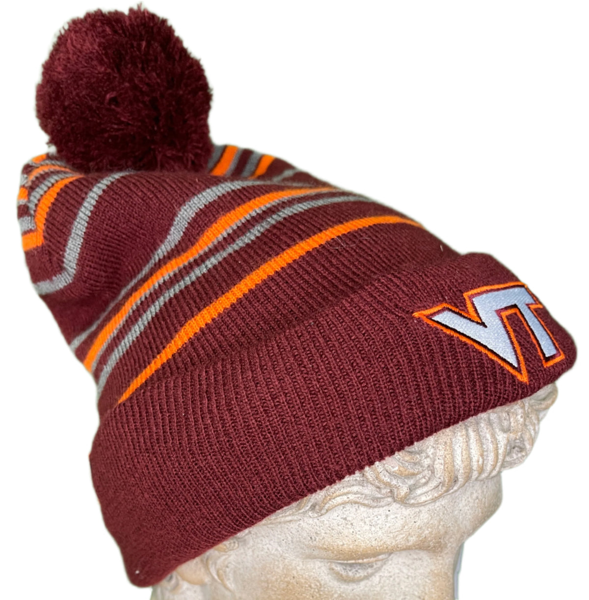 NCAA Virginia Tech Hokies Cuffed Woolly Beanie Hat OSFM