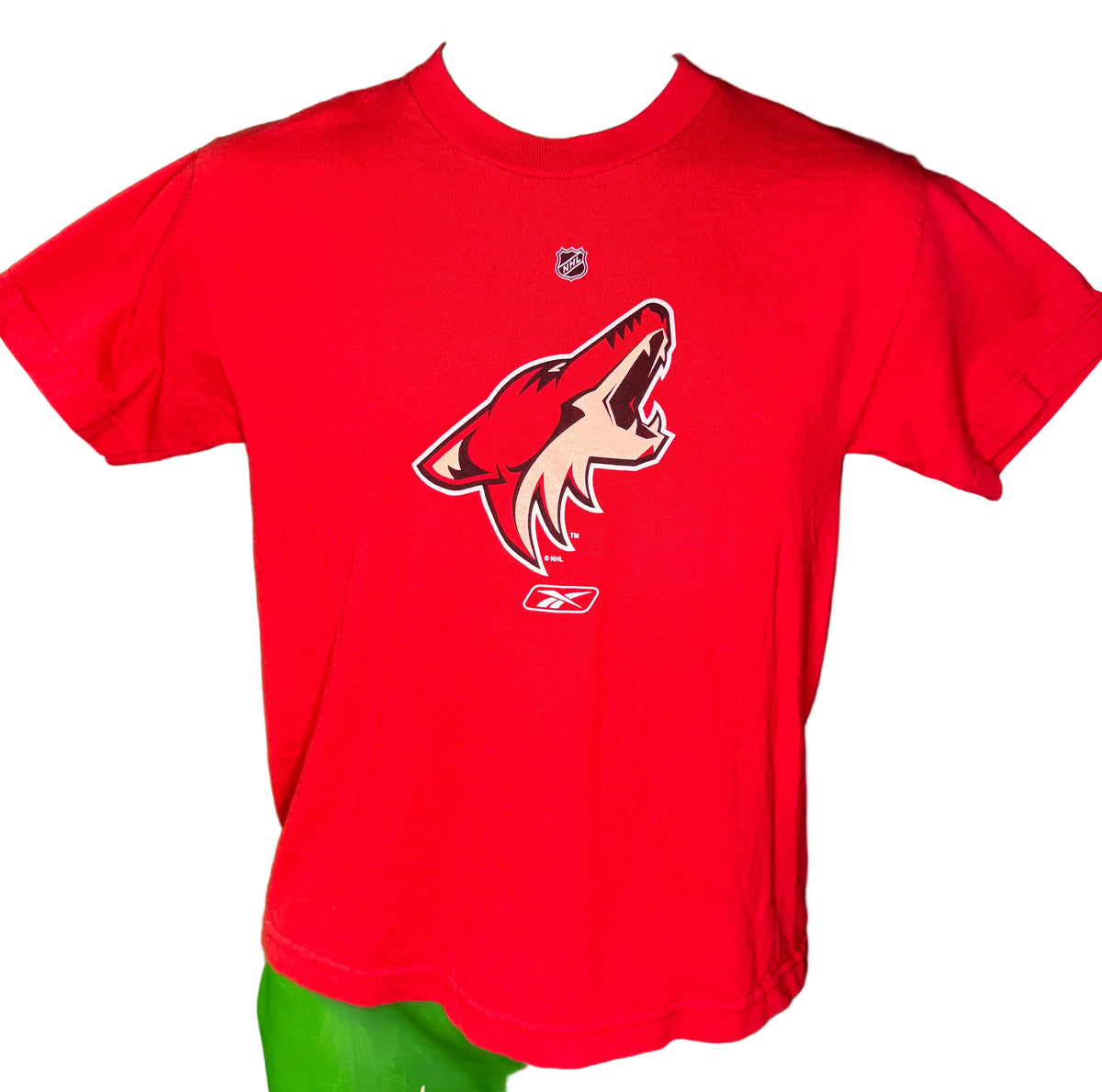 NHL Phoenix Coyotes Reebok Red T-Shirt Youth Large 14-16