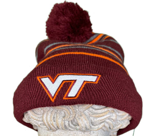 NCAA Virginia Tech Hokies Cuffed Woolly Beanie Hat OSFM