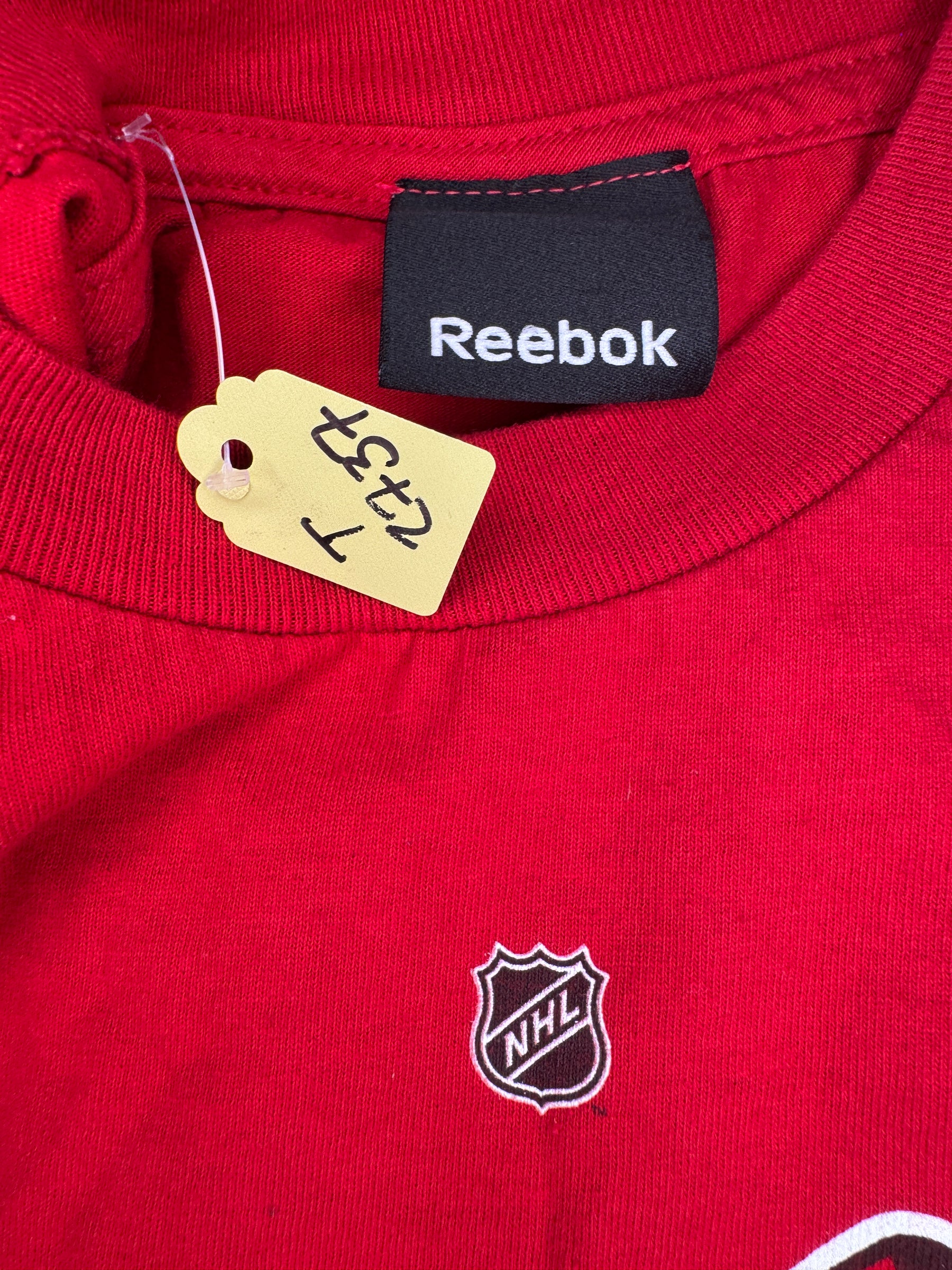 NHL Phoenix Coyotes Reebok Red T-Shirt Youth Large 14-16