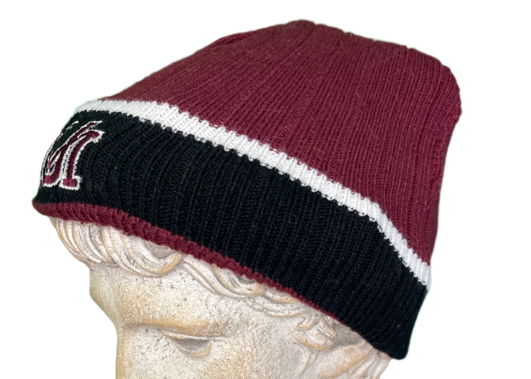 NCAA University of Montana Grizzlies Ribbed Reverisble Woolly Hat Beanie OSFA