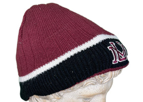 NCAA University of Montana Grizzlies Ribbed Reverisble Woolly Hat Beanie OSFA