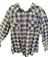 Blake Shelton Ltd Ed Green/Blue Plaid L/S Flannel Shirt Men's 3X-Large