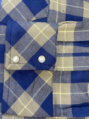 Blake Shelton Ltd Ed Green/Blue Plaid L/S Flannel Shirt Men's 3X-Large