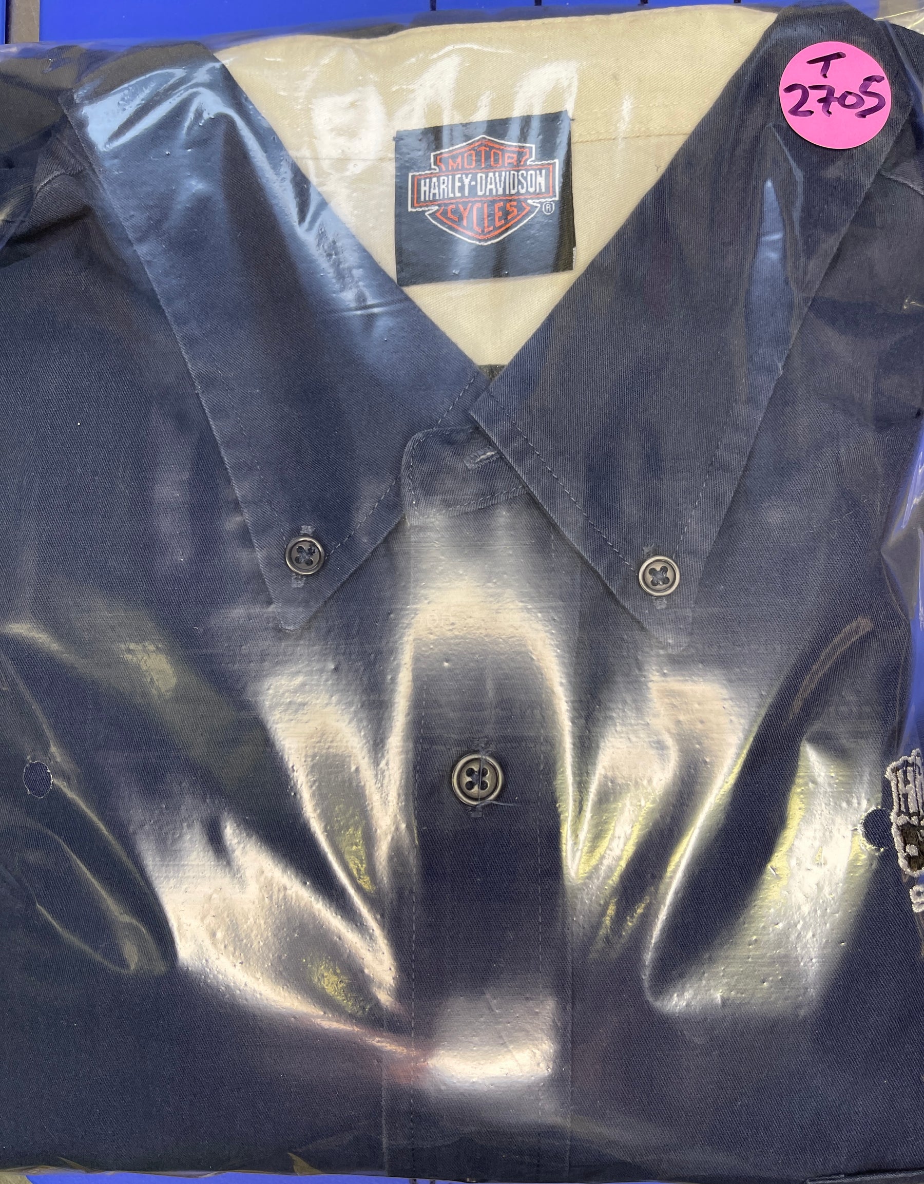Harley Davidson Brushed Cotton Button-Up S/S Shirt Sturgis '12 Men's 2X-Large