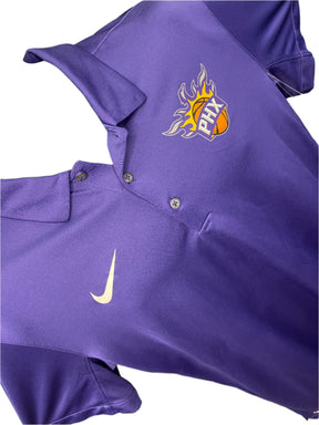 NBA Phoenix Suns Dri-Fit Purple Golf Polo Shirt Men's Large NWT