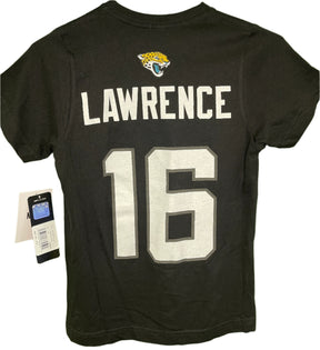 NFL Jacksonville Jaguars Trevor Lawrence #16 T-Shirt Youth Small 8